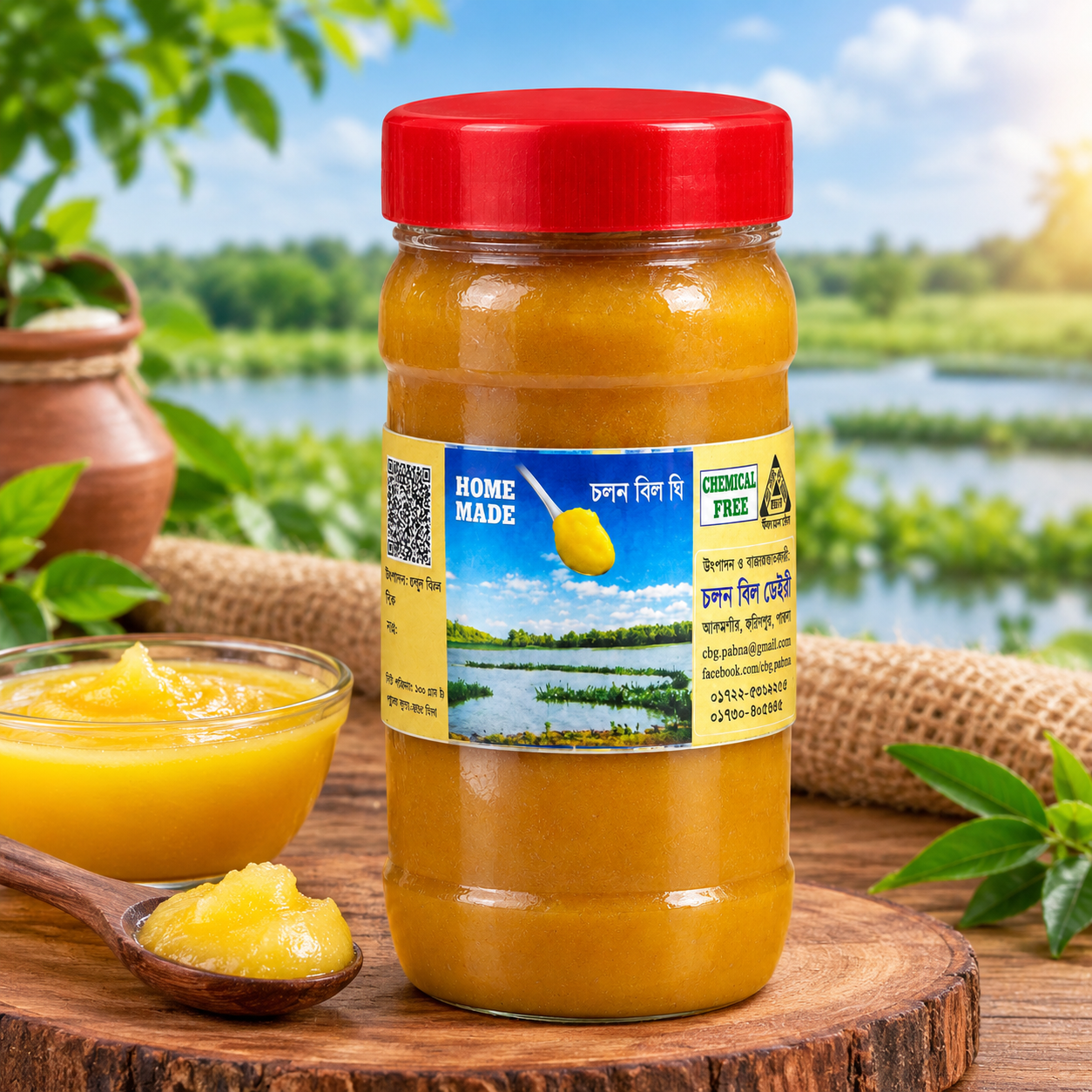 চলন বিল ডেইরী খাঁটি গাওয়া ঘি – ২৫০ গ্রাম